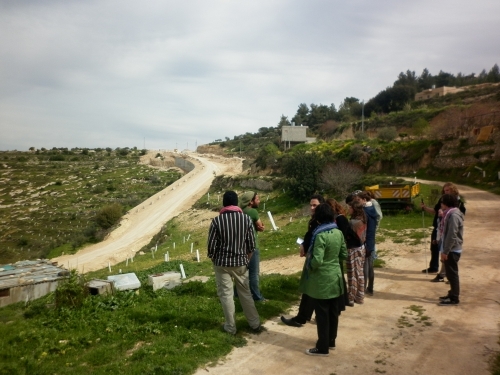 Tour to see illegal settlements with Olive tree Campaign